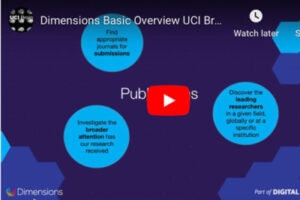Dimensions Basic Overview UCI Brain
