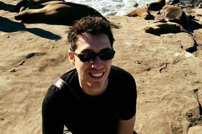Photo of Christian Navarro-Torres at the beach.