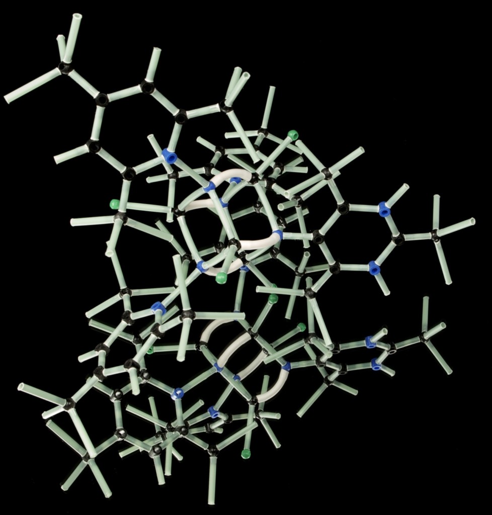Ball and Stick Model of a Compound. Molecule Replica