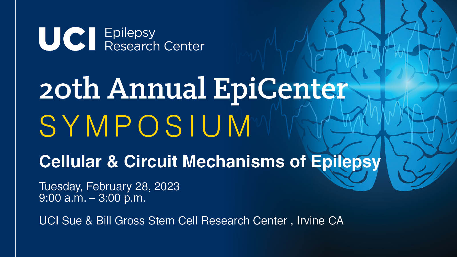 20th Annual EpiCenter Symposium February 28 @ 9AM